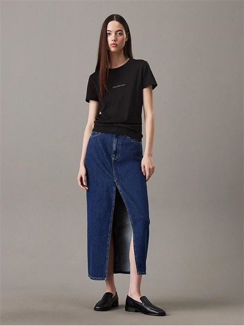 MONOLOGO SLIM TEE CALVIN KLEIN JEANS | J20J223563/BEH